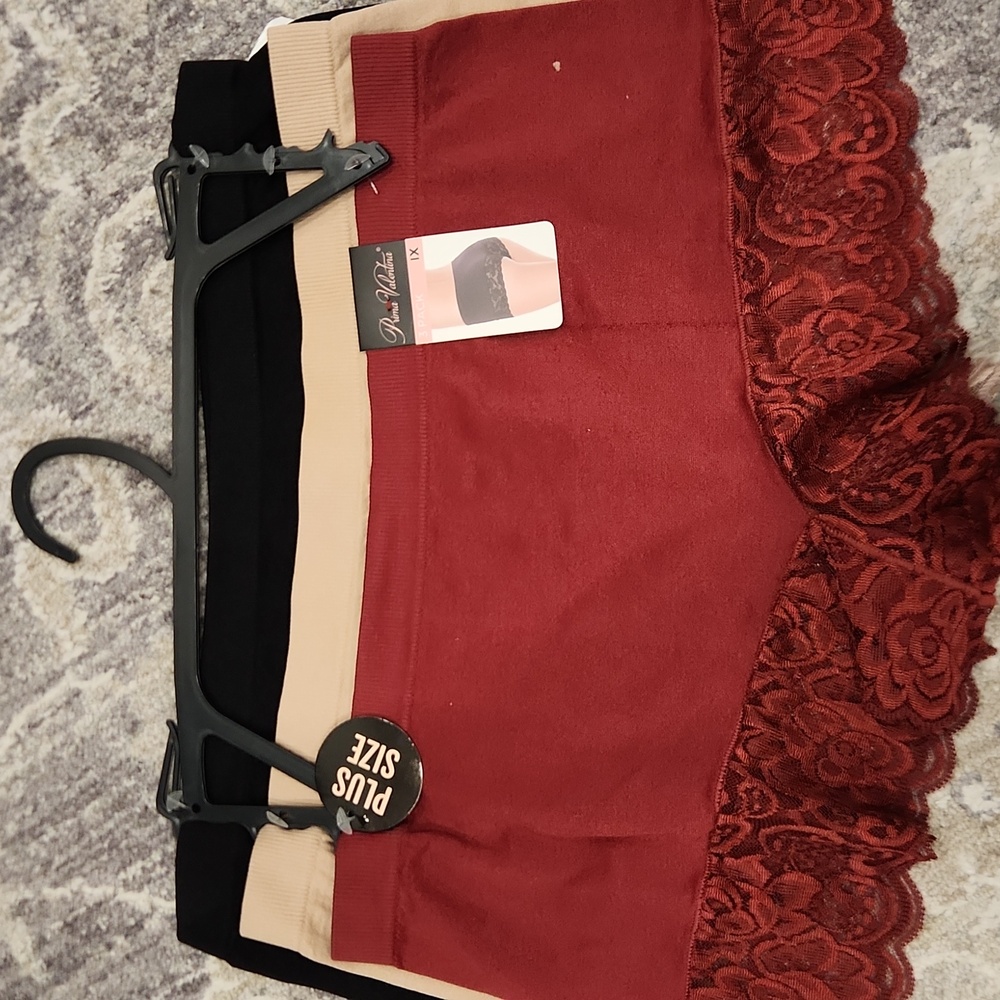 Prima Valentina plus size Boyshort Panties 3 Pack 3x 2x 1x Solid Colors